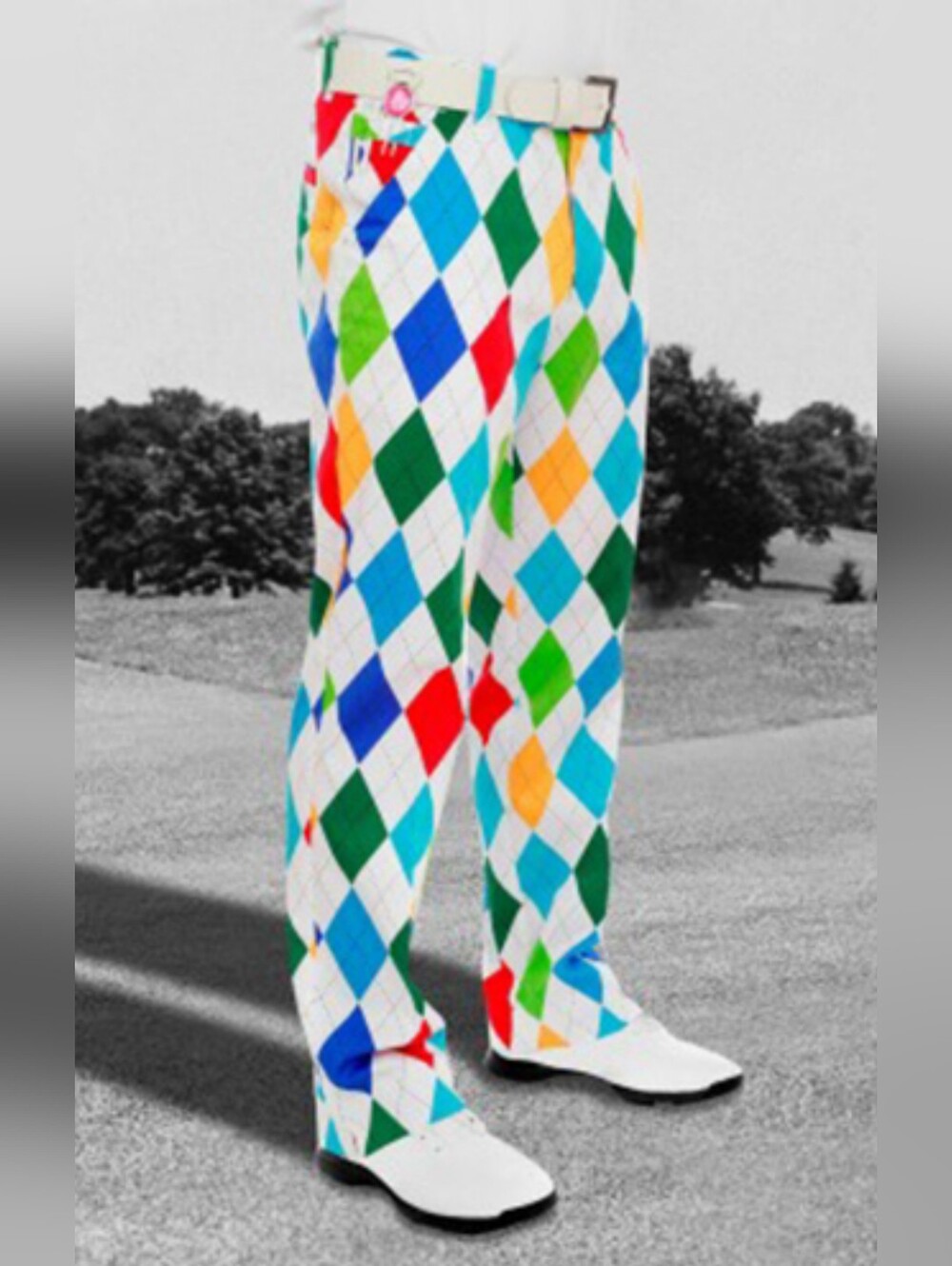 Royal & Awesome King Of Diamonds Gold Pants Size 30/30